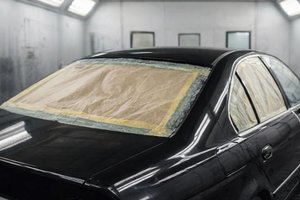 Покраска крыши автомобиля