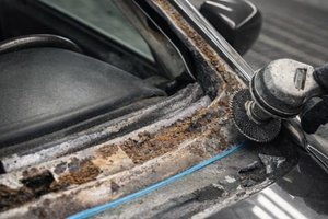 Покраска крыши автомобиля