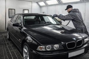 Покраска крыши автомобиля