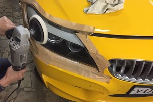 Полировка и бронирование фар BMW Z4