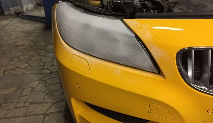 Полировка и бронирование фар BMW Z4