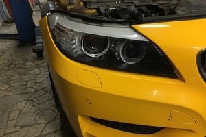 Полировка и бронирование фар BMW Z4