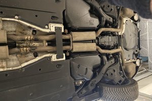 Установка выхлопной системы Audi A6